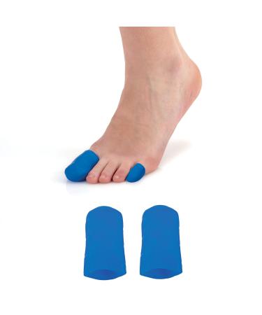 Sidas Gel Toe Caps - Gel Protection for The 1st Hallux X2 S/M : 2-6 blue