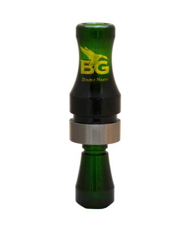 BGC Double Nasty Duck Call - Camo Green - Double Reed