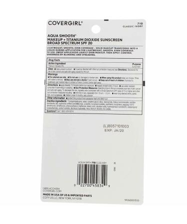 CoverGirl Smoothers Aquasmooth Classic Ivory 710 Compact Foundation - 2 Pack - Buy Online on GoSupps.com