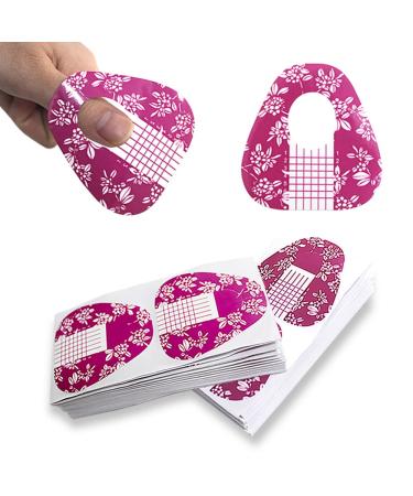 LAIION 200PCS Purple Acrylic Nail Forms | Horseshoe-Shape Extension Tips for Acrylic & Gel Nails - Buy Online on GoSupps.com
