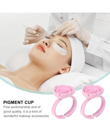 Beavorty Coupelle Pigments Rose pour Extensions de Cils Support Anneau Brod Pratique Conteneur Maquillage Professionnel pour Colle Faux Cils Outil L ger et Fiable pour Salon - Buy Online on GoSupps.com