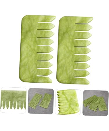 JECOMPRIS Jade Massage Roller & Gua Sha Set - 4-Piece Natural Skin Care Tools for Face & Hair - International Shipping Available - Buy Online on GoSupps.com