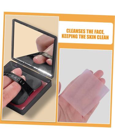 HAPINARY 2 Sets Oil Absorbing Paper with Puff Paper for Oil Absorbing Face Oil Cleaning Paper Oil Absorbing Tools Facial Oil Cleaning Paper Blotting Paper for Oily Skin Oil Blotting Paper - Buy Online on GoSupps.com