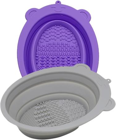 Housoutil 8 Pcs Makeup Brush Cleaning Pad Travel Makeup Brush Cleaner Mat Cosmetics Brush Mat Makeup Brush Cleaner Pad Brush Cleaning Bowl Brush Rinsing Bowl Tool Silica Gel Beauty Egg 14x11cmx4pcs Assorted Color 1x4pcs - Buy Online on GoSupps.com