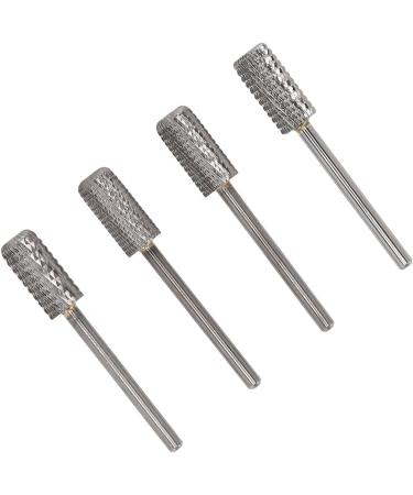 Nail Art Drill Polishing Removing Nail Gel 4 Pieces Nail Tungsten Steel Drill Grinding M C F XF with Storage Box for Nail Studio - Buy Online on GoSupps.com