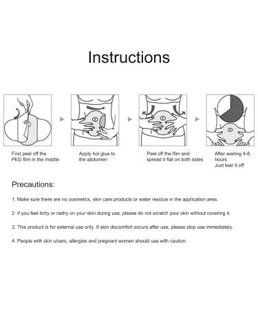 VolksRose Abdomen Lift Tapes - Anti-Wrinkle Silicone Patches for Sagging Skin Reusable Tummy Sculpting Pads Smooths Belly Wrinkles | International Shipping Available - Buy Online on GoSupps.com