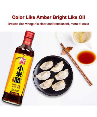 QiaoXiFu Rice Vinegar 16.9 Fl. Oz - Brewing and Seasoned Dumpling Vinegar - Buy Online on GoSupps.com