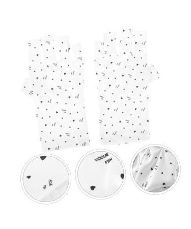 POPETPOP 2 Pairs Nail Gloves Uv Gloves Manicure Gloves Nail Gel Manicure Dryer Gloves Gel Nail Lamp Gloves Manicure Accessories Nail Art Tools Anti-black Light Miss Polyester 24x13cm - Buy Online on GoSupps.com