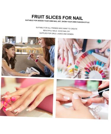FOMIYES 4800 Pcs 12 Fruit Sliced nail Art Accessories Nails Flower Decor Manicure Art Diy Slices Nail Manicure Fruits Slices Diy Manicure Decals Nail Fruit Resin Charm Flowers - Buy Online on GoSupps.com