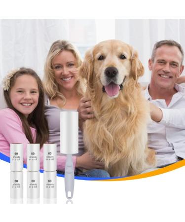 Flintronic Extra Sticky Lint Roller (7PC) - Best for Animal Hair Dust & Lint Removal on Carpets & Clothing - Buy Online on GoSupps.com