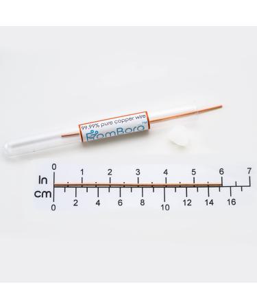 Colloidal Copper Wire - Pair of 10-Gauge 6" Wires for Reliable Colloidal Copper Water Production