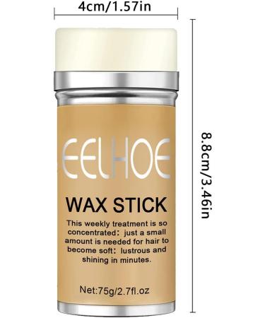 Wax Stick for Hair Wigs | Solid Hair Wax Stick Safe and Healthy Styling Supplies for Short Hair Medium Length Hair Long Hair Any Type of Hair Hondony - Buy Online on GoSupps.com