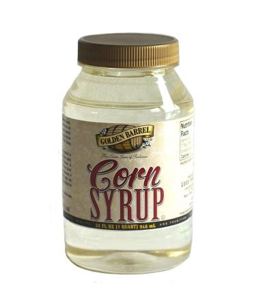 Golden Barrel Corn Syrup 32 oz - All-Natural Thick-Textured Syrup, 2-Pack - Buy Online on GoSupps.com