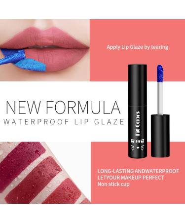 AKARY Peel Off Lip Stain Lip Tint Matte Lipstick - Waterproof, Long Lasting Liquid Lipstick, Nonstick Cup Tear-off Lip Gloss for Women Girls - 05 - Buy Online on GoSupps.com