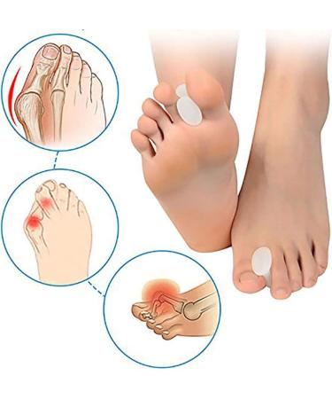 PEDIMEND Silicone Gel Toe Spreader for Bunion Treatment & Bunion Pain Relief - Prevent Painful Rubbing - Crooked Toe Cushion - Feet Care Thumb Bone Tool - Unisex - Foot Care (3PAIRS - 6PCS) - Buy Online on GoSupps.com