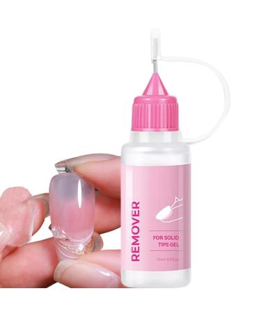Press On Remover For Nails - 15ML Press On Glue Remover Sensitive-Safe Formula | Cost-Effective Base Gel Dissolver Long-Lasting Gel For Home Manicure Pedicure Youth Travel Holiday