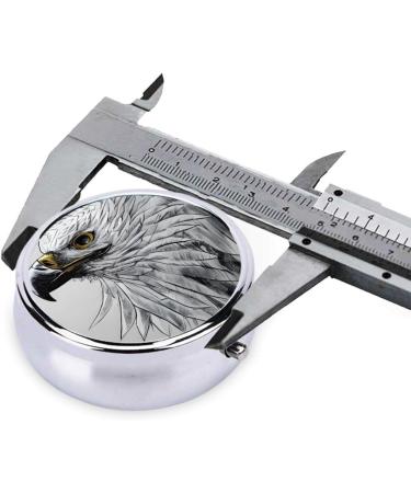 Portable 3 Compartment Eagleround Pill Box Organizer - Ideal for Travel & Medication Management - Buy Online on GoSupps.com