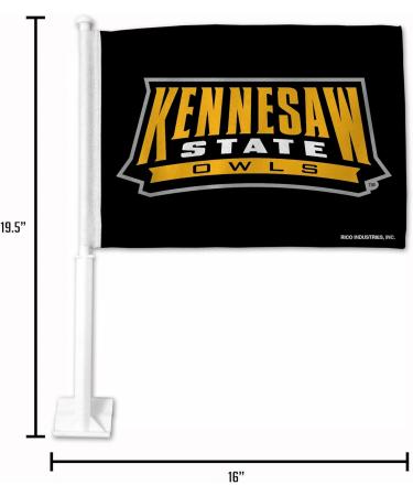 Shop Kansas City Chiefs Double-Sided Car Flag - NFL Back-to-Back Champs - 40.6 x 48.3 cm | Strong Pole for Trucks & Cars - Buy Online on GoSupps.com