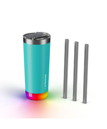 Hidrate Spark PRO 20oz Tumbler Sea Glass + 3 Bonus Straws