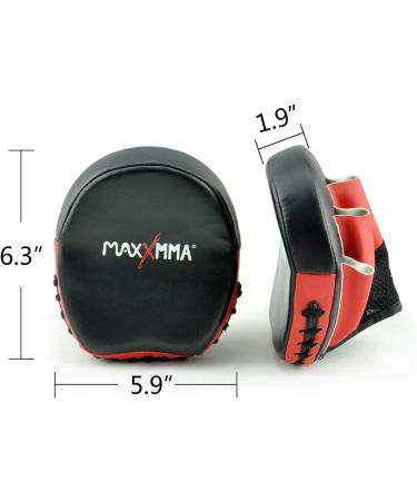 MaxxMMA Micro Focus Punch Mitts - Boxing MMA Training & Fitness Gear - Buy Online on GoSupps.com