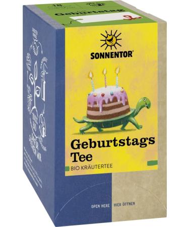  Sonnentor Sonnentor Organic Birthday Tea (6 x 27g) - Buy Online on GoSupps.com