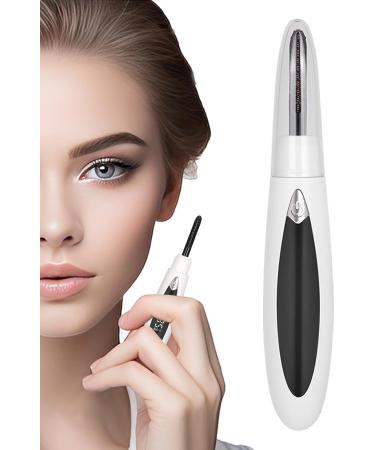 Electric Eyelash Curling Tool | Heat Lash Curler | Electric Heated Lash Curler | Fast Heating Electric Anti Burn Eyelash Curler Heated for Natural Long Lasting Eyelashes Upgraded Eyelashes-white - Buy Online on GoSupps.com