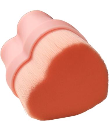 Tuxxjzm Makeup Brush for Foundation | Makeup Sunscreen Applicator Brush Portable Cosmetics Blending Brush Liquid Powder Foundation Brush forDaily Life Business Trips Pink - Buy Online on GoSupps.com