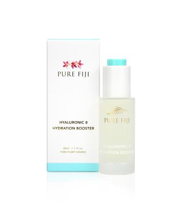 Pure Fiji Hyaluronic Acid Booster for Face Moisturizer Hyaluronic Acid Serum and Collagen Face Serum Help Moisturization and Smooth Fine Lines and Wrinkles (1 Fl.oz /30ml)