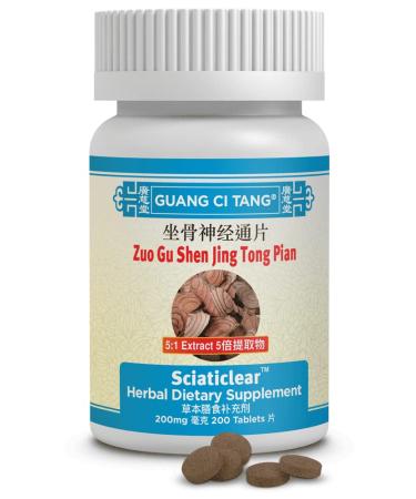 Guang Ci Tang - Zuo Gu Shen Jing Tong Pian - Sciaticlear - 200 Pills