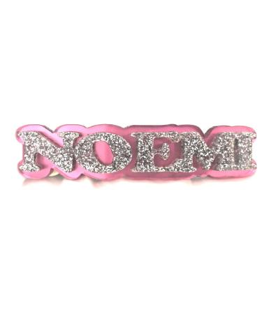 Hair Barrette Personalized Custom Any Name or Word Barrettes Hair Accessory Hair Clip Hair Tie Diamond Look - With Your Name Made To Order Barrette - It's Stunning Attractive and Gorgeous Design
