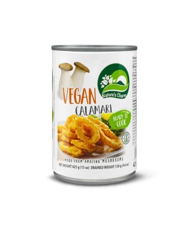 Nature's Charm Vegan Mushroom-Based Calamari Rings 1 x 425 g
