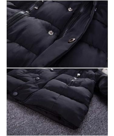 Odziezet Baby Winter Hooded Jacket | Down Puffer Warm Coat Outerwear 0-6 Years - Black - Buy Online on GoSupps.com