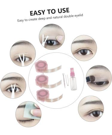NOLITOY 1 Set Double Eyelid Sticker Invisible Eyelid Strips Transparent Tape Eye Beauty Tapes Hooded Glue - Buy Online on GoSupps.com