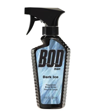 BOD Man Fragrance Body Spray, Dark Ice, 8 Fluid Ounce