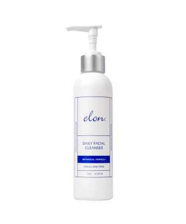 Elon Daily Facial Cleanser - Hydrating Skin Cleanser w/Botanical Extracts - Daily Face Wash- Suitable For All Skin Types (6 fl. oz.)