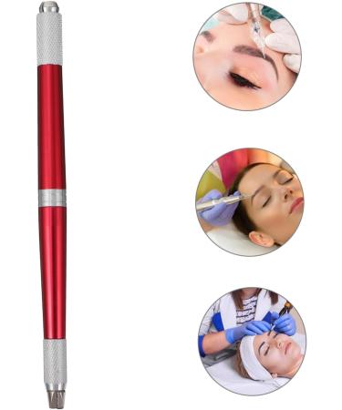 Didiseaon 3pcs Makeup Professional Embroidered Manual Aluminium Make Pen Alloy Eyebrow Supply Permanent 14.2x0.9cmx3pcs Redx3pcs - Buy Online on GoSupps.com