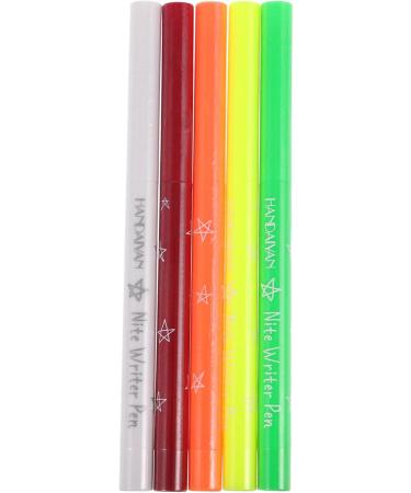 Beavorty 25 Pcs Halloween Paint Pen Women Makeup Tool Make up Highlighter Fluorescence Eyeliner Pen Plastic 12.00X0.80X0.80CMx5pcs Assorted Colorx5pcs - Buy Online on GoSupps.com