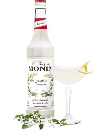 MONIN Premium Jasmine Syrup 700ml - Ideal for Cocktails and Mocktails | Vegan-Friendly, Allergen-Free, 100% Natural | Jasmine 700 ml (Pack of 1) - Buy Online on GoSupps.com