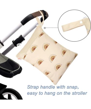 Maeau 2-Piece Wetbags for Fabric Diapers | Reusable Waterproof Gym & Kindergarten Bags | 30x40cm | 17 Stylish Patterns - Buy Online on GoSupps.com