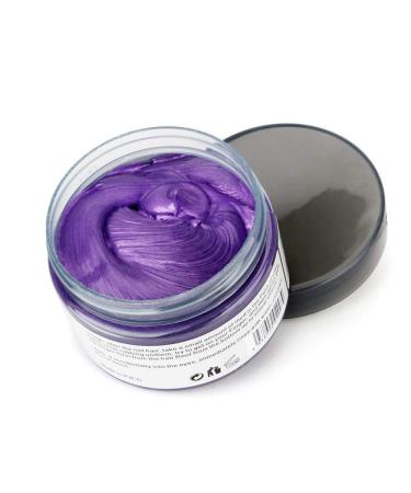 Mofajang Hair Wax Dye Styling Cream Mud - Purple | Washable Temporary Natural Hairstyle Color Pomade - Buy Online on GoSupps.com