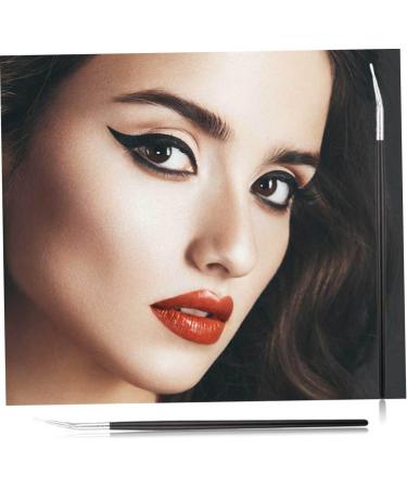 Didiseaon 12 Pcs Eye Makeup Brush Eyeliner Cream Brush Bent Liner Brush Eyeliner Brush Dropshipping 18.1X0.5cmx2pcs As Shownx2pcs - Buy Online on GoSupps.com