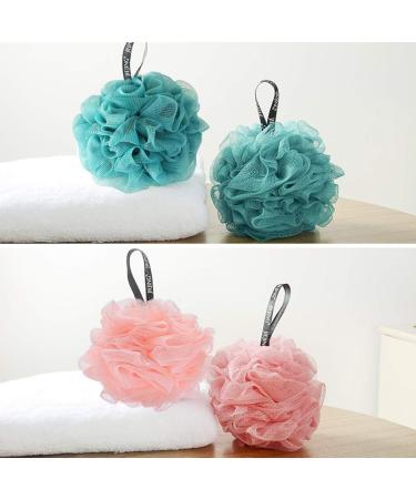 Nalcy 6-Piece Shower Sponge Set | Body Luffa Mesh Bath & Shower Puff for Healthy Skin - Perfect for Men & Women - Buy Online on GoSupps.com