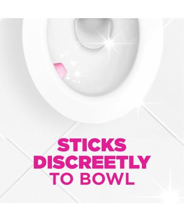 Harpic Hygienic Fresh Sticker Adhesive Toilet Block Purple - Floral 2 Packs of 4 stickers. Toilet Freshener No Plastic Applicator. 4 count (Pack of 2) - Buy Online on GoSupps.com