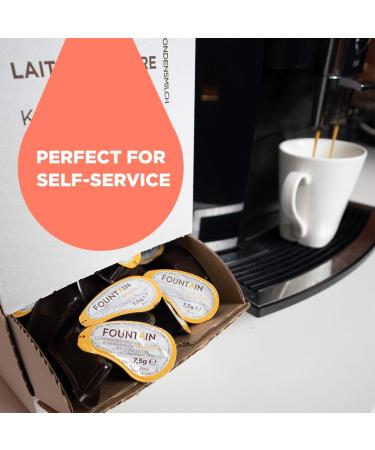 Fountain Coffee Cream - Individually Packed Milk Portions (7ml 240 Pack) for Perfect Coffee | International Shipping - Buy Online on GoSupps.com