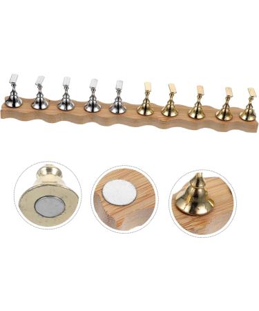 OATIPHO 1 Set Fake Nails Magnetic Nail Holder Nails Tips Display Stand Nail Stand for Press on Nails Nail Stands for Press on Nails Tips Practice Stand Acrylic Portable Nail Piece - Buy Online on GoSupps.com