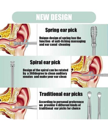 Premium Ear Pick & Earwax Removal Kit - Ultimate Ear Cleaning Tool in Green | International Shipping Available - Buy Online on GoSupps.com