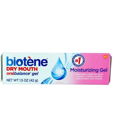 Biotene Dry Mouth Oral Balance Moisturizing Gel - 1.5oz - Instant Relief - 1 Pack - Buy Online on GoSupps.com