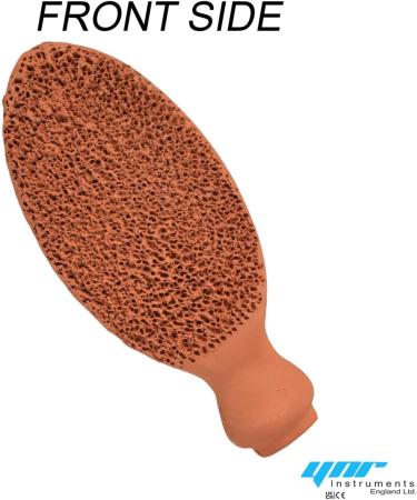 YNR Natural Clay Terracotta Handmade Foot Scrubber for Hard Dead Dry Cracked Heels - 3 in 1 Multi-Function Natural Feet Scrubber Dead Skin Foot Pumice Stone for Skin Exfoliation - Buy Online on GoSupps.com