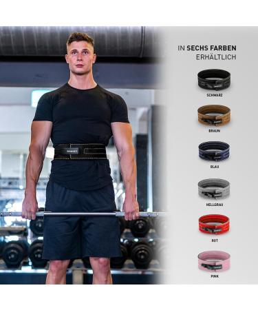 Sinovati Premium Weight Lifting Belt - Durable Cowhide Lever Belt for Powerlifting & Bodybuilding | 10cm Height | Unisex Fitness Gear - Buy Online on GoSupps.com
