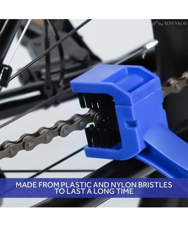 Motorcycle & Bicycle Chain Cleaner Brush - Heavy-Duty Wheel Cleaning Tool for Mountain Bike Kit - Degreaser & Lube Chain Cleaning Brush - Buy Online on GoSupps.com